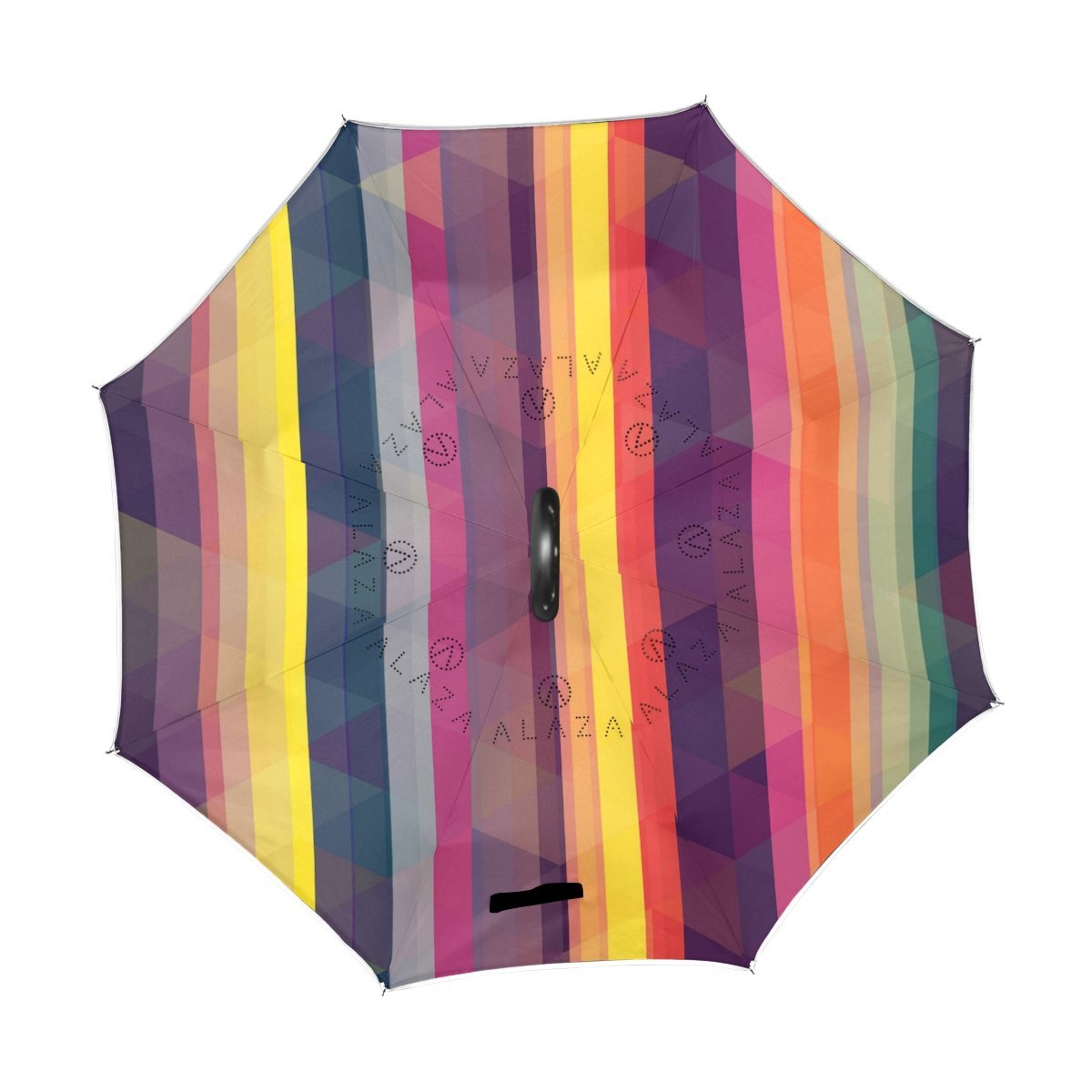 Parapluie Inverse Double Couche Mnsruu - Protection UV Et Coupe-Vent - Poignée En C