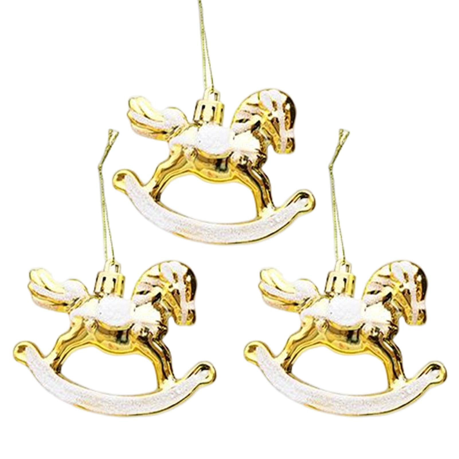 Amazon.co.jp: Tyxux ロッキングホースのクリスマスオーナメント