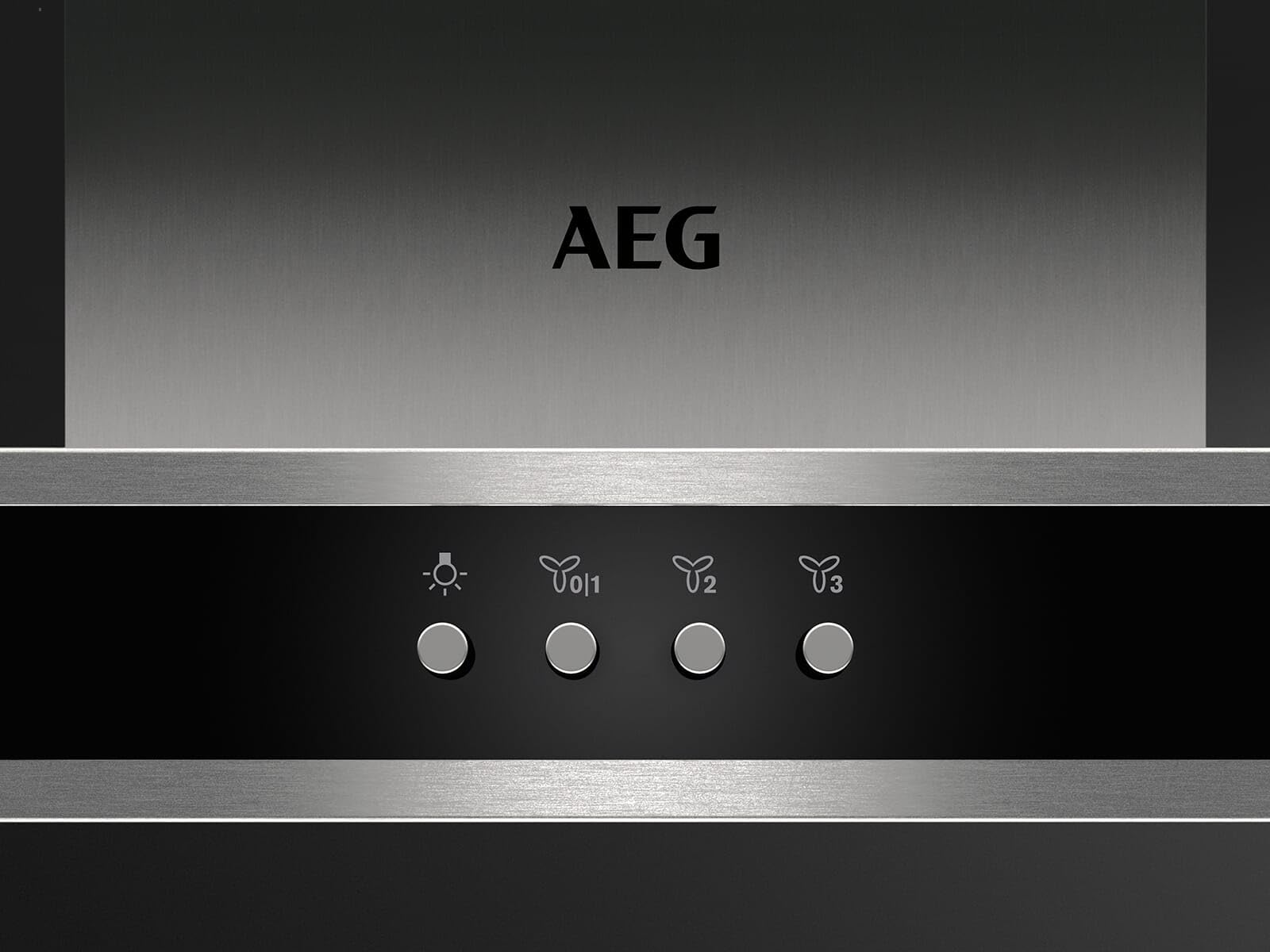 AEG DBB3951M / Evacuation ou Recyclage / 90cm / Inox/Max 600 m³/h/min. 62 - Max 73 dB(A) / C/Touches de course courtes