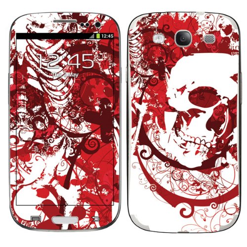 Diabloskinz Red Skull - Skin de vinilo para Samsung Galaxy S3