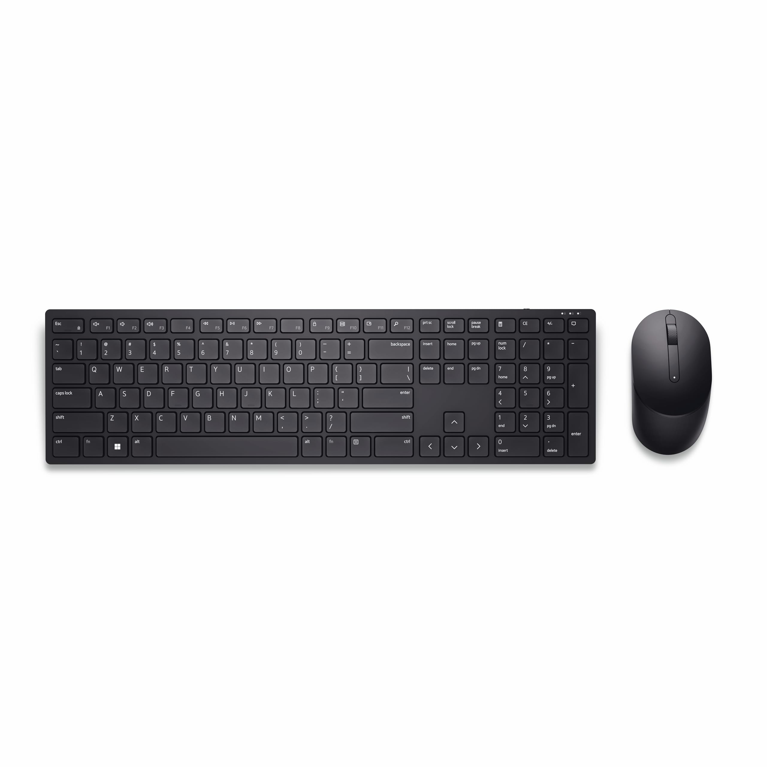 Clavier et Souris sans Fil Dell Pro - KM5221W - Français (QWERTY) - Black