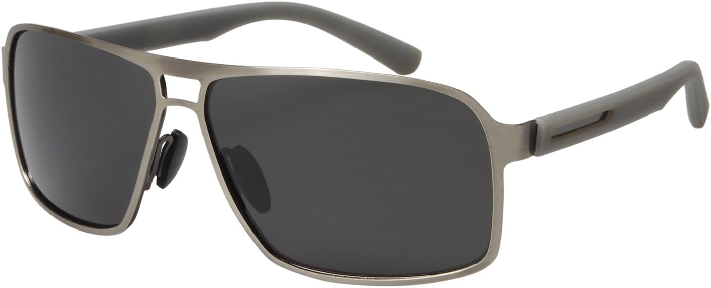 FSK Polarized Sunglasses for Men Large Size FSK8562 (Gray frame)
