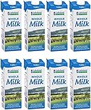 8 x 1 L Lakeland UHT Whole Milk Long Expiry