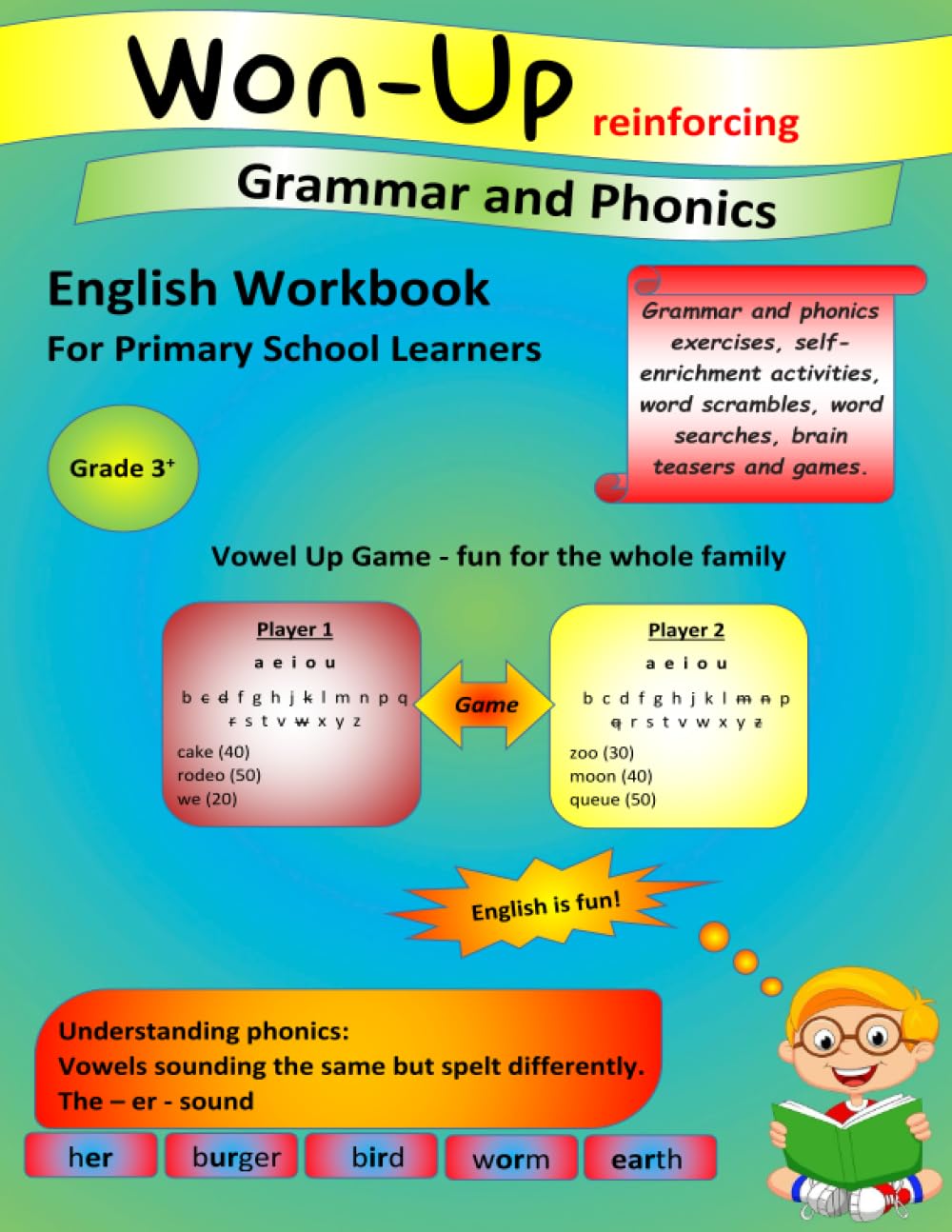 Won-Up reinforcing Grammar and Phonics: English Workbook