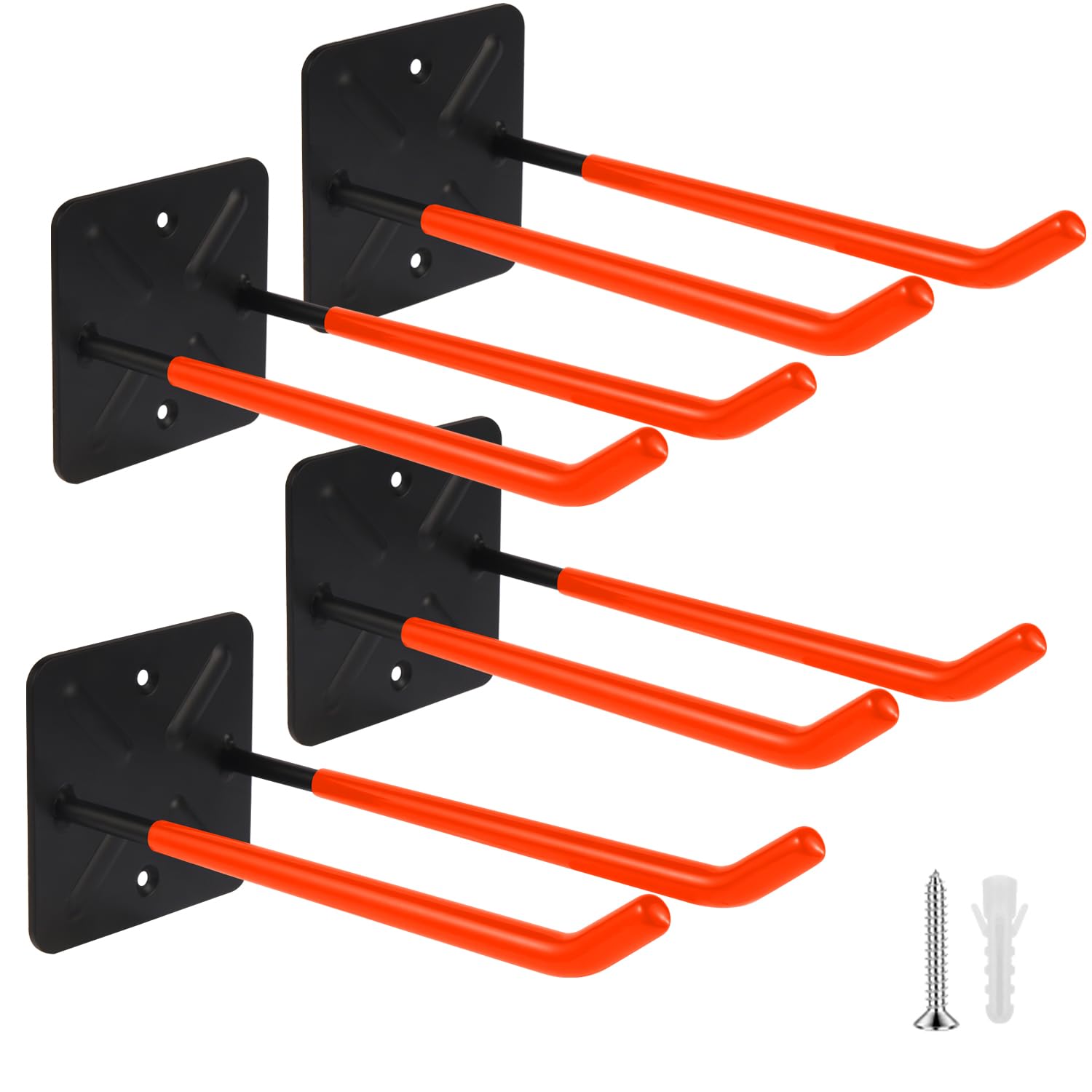 ZexHok Steel Garage Storage Hooks Wall Tool Organizer, 10