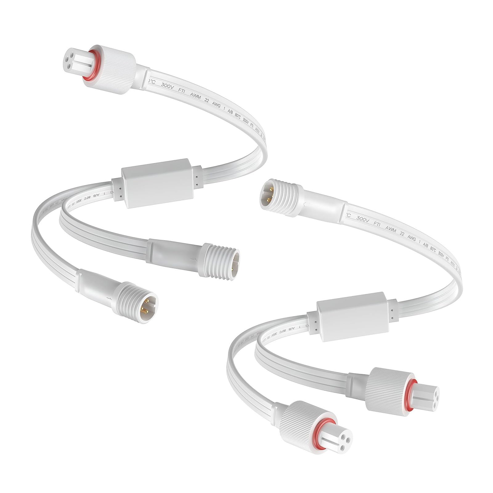 SHYYOULQE Coppers Y Splitter for Outdoor Light Extension Double Power Supply Waterproofed Quickly Setups for Various Setting Quickly Connects Coppers Splitters