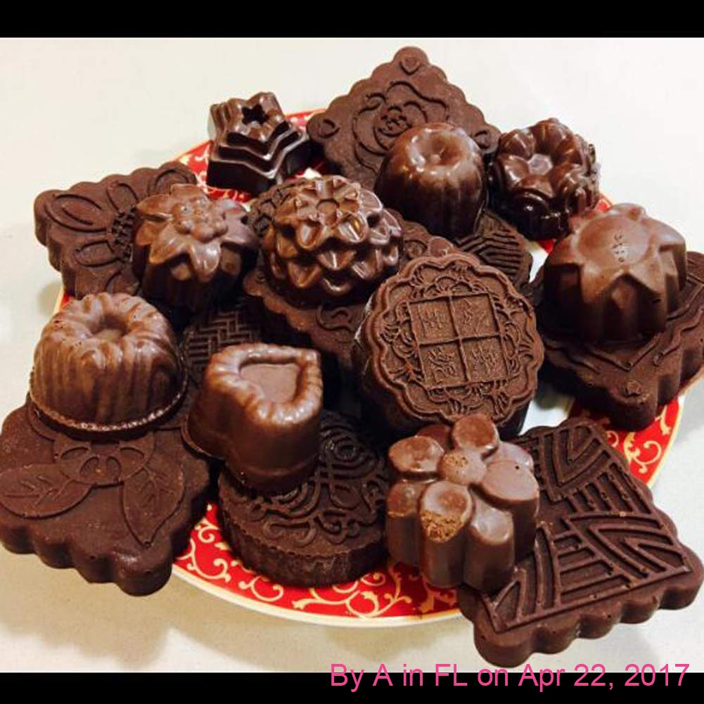 Moldes de silicona para hacer bombas de baño, jabón para invitados, gelatina, chocolate, dulces, paquete de 2 3