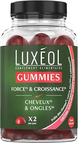LUXÉOL - 60 Gummies Force & Croissance - Complément Alimentaire