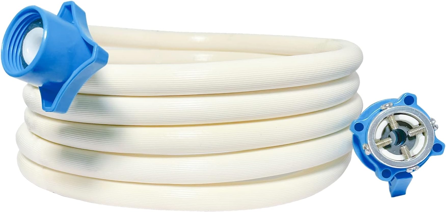 BUILDSKILLFully Automatic Washing Machine Pipe Inlet - 4M Length, Burst Proof & Anti Kink Washing Machine Inlet Pipe, Hot & Cold Washing Machine Water Inlet Pipe, Pressure Resistant (Pack of 1)