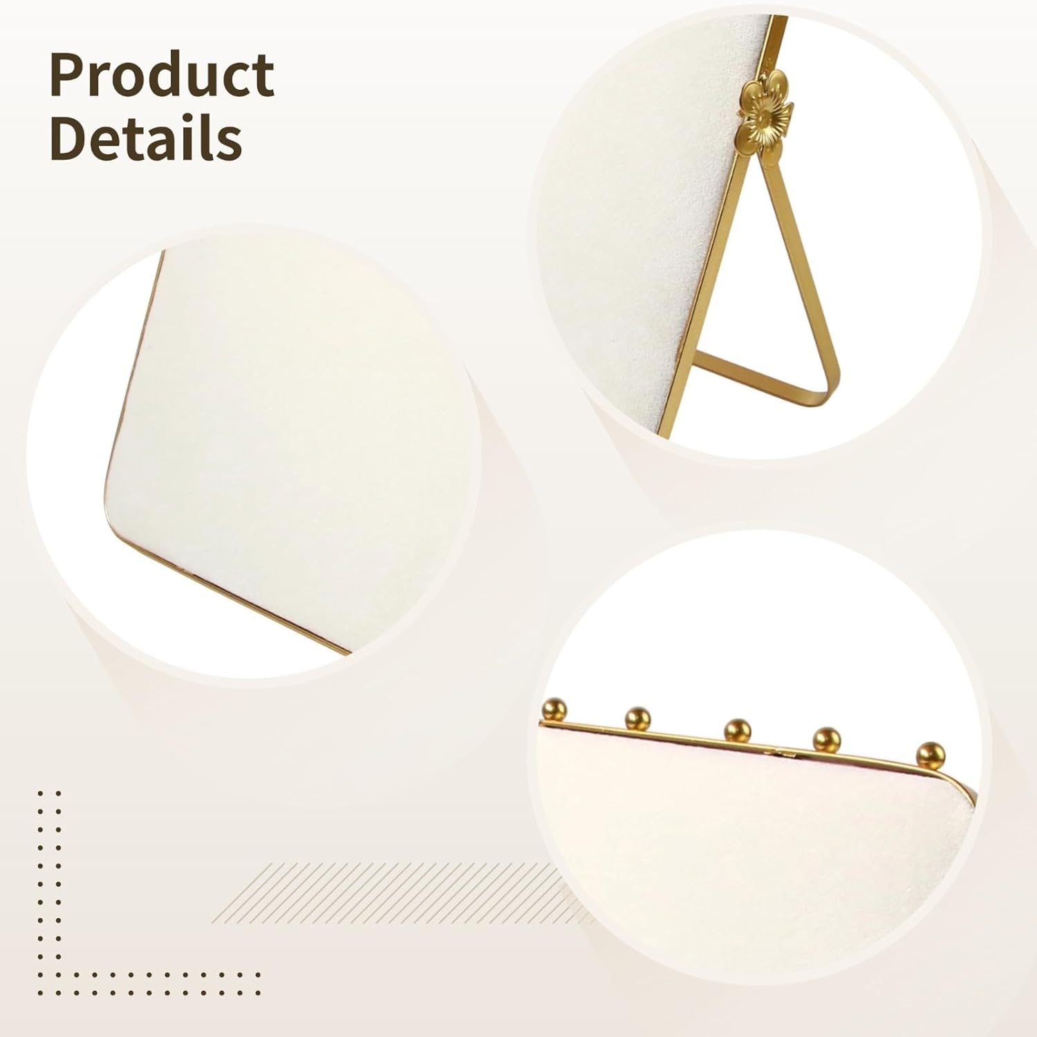 2 Pcs Necklace Display Stands, Metal and PU Necklace Display Holders, Jewelry Organizers with Decorative Ball Hooks, Ideal for Vendors and Displaying Necklaces and Accessories