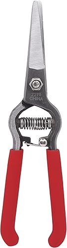 Miniatura 2 de Zenport Z275 Needlenose Shear, Flor, 8-Inch Heavy Duty Forjado Acero Recto Hoja