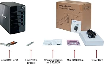 Amazon.co.jp: HighPoint 6Gb/s SAS/SATA ハードウェアRAID ストレージ