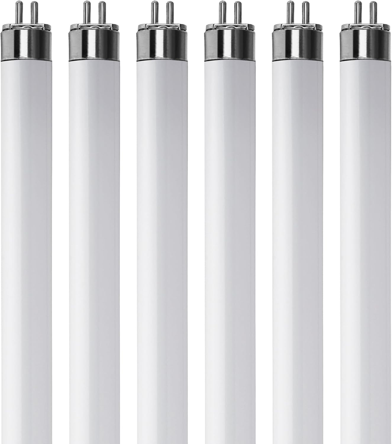 KOR (Pack of 6) F6T5/D - T5 Fluorescent 6500K Daylight - 6 Watt - 9" Super Long Life Light Bulbs