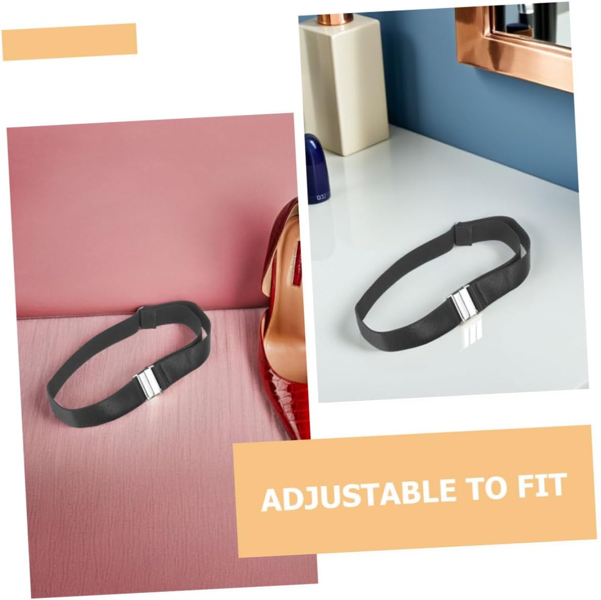 BESTYASH 4pcs Adjustable Thigh Garters for Women High Elasticity Belts for Plus Comfort Fashionable Garters for High Stockings and Stylish Design