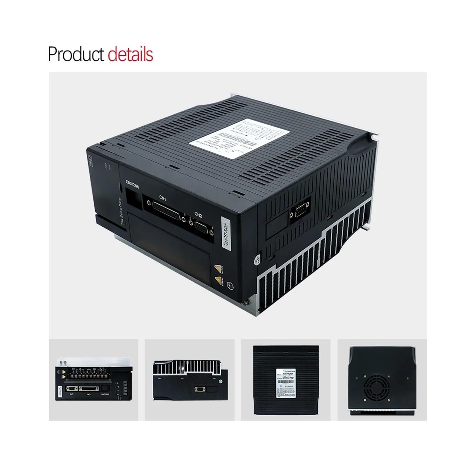 motortreiber T3A-H25F H50F H75F 380 V 3-Phasen-AC-Servomotortreiber mit 20 A 28 A 39 A Strom RS485 for CNC-Drehmaschine 110 130 150 180 Motor(T3A-H75F-RANF 39A)