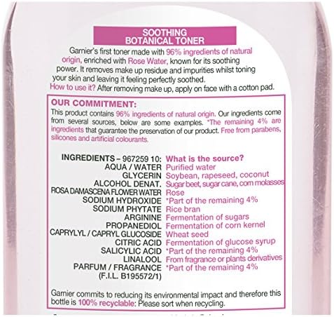 garnier toner rose