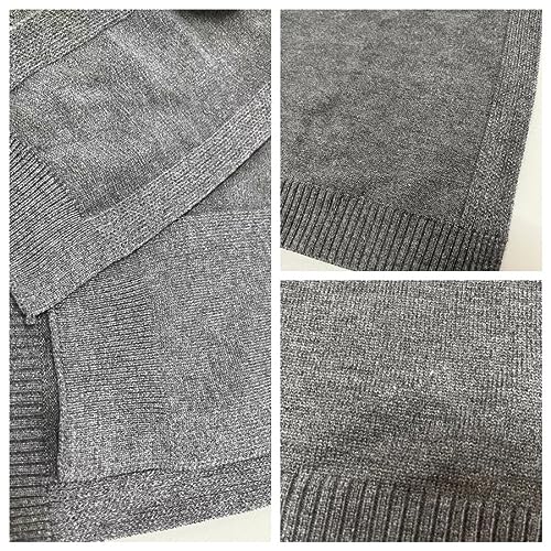 Image of WaJuemy Sweater Shawl Wraps for Women Sweater Knitted Knotted Shawls Travel Casual Scarf Cape Shoulder Tops Fashion Wrap