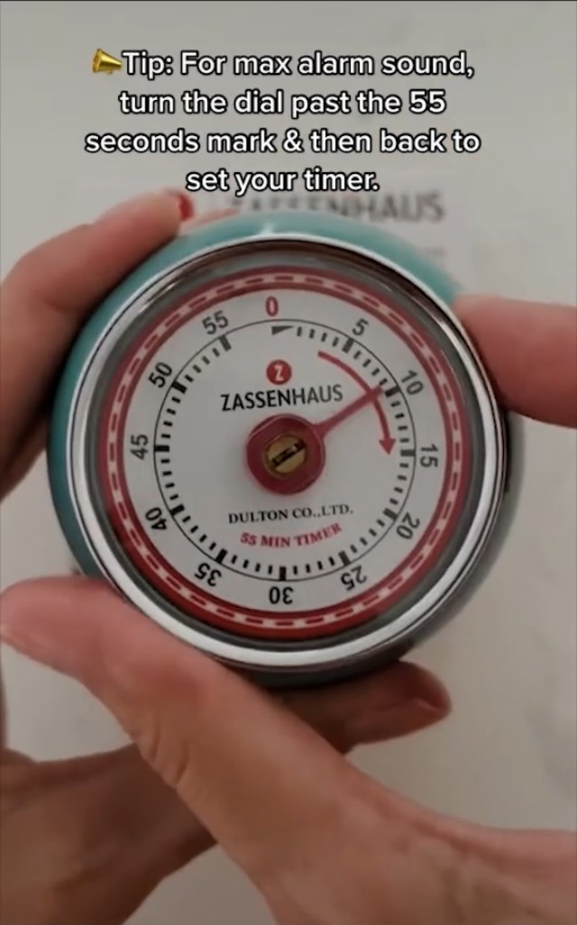 Amazon.com: Zassenhaus Magnetic Retro Kitchen Timer, Classic