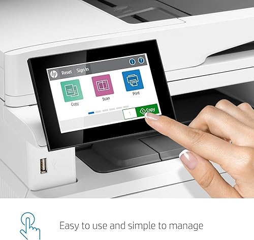 Vista 16 de HP LaserJet Enterprise MFP M430f Impresora monocromática todo en uno con Ethernet incorporado e impresión a 2 caras (3PZ55A), blanco, grande