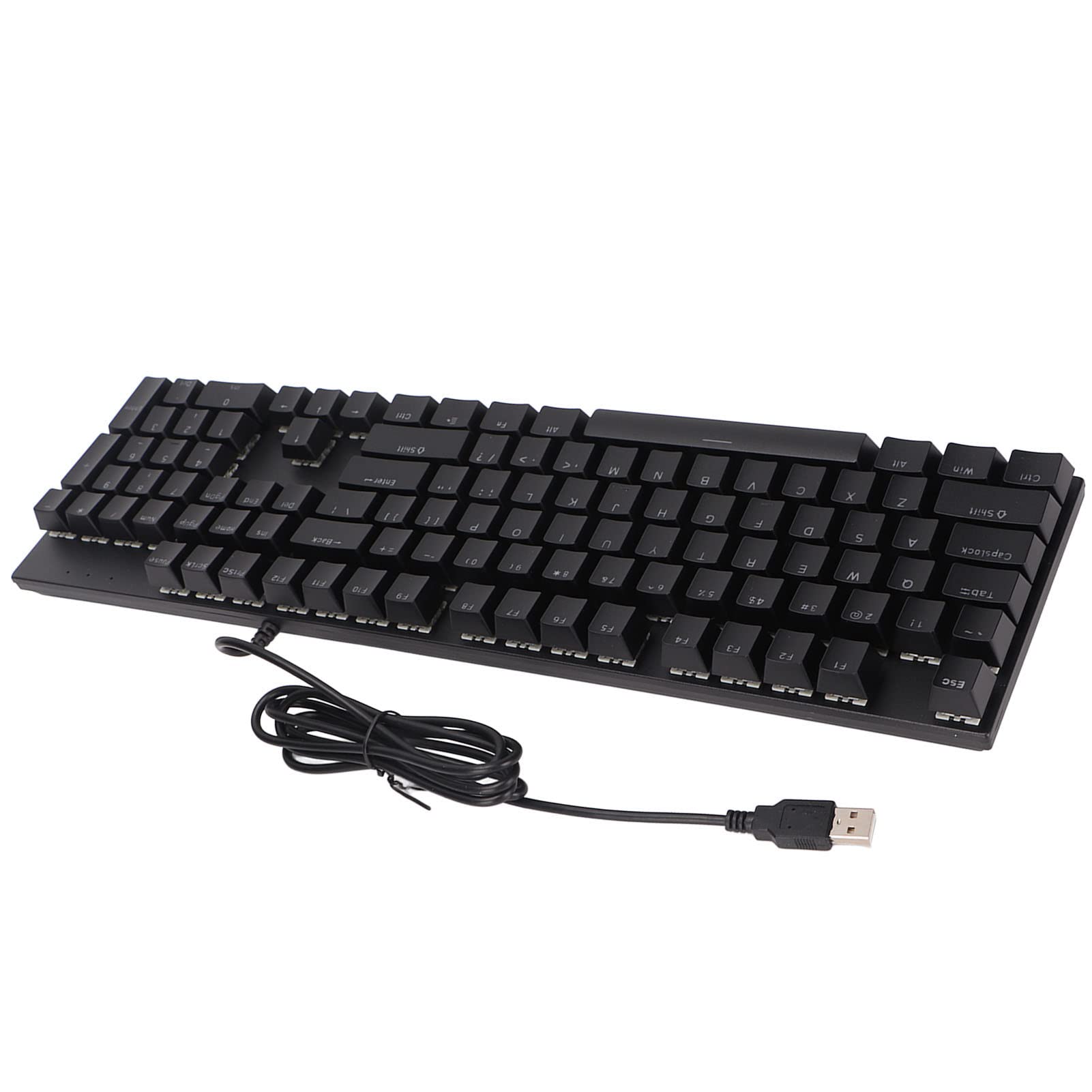 Ausla 104 Klawisze Mechaniczna Klawiatura, Niebieskie Przełączniki RGB