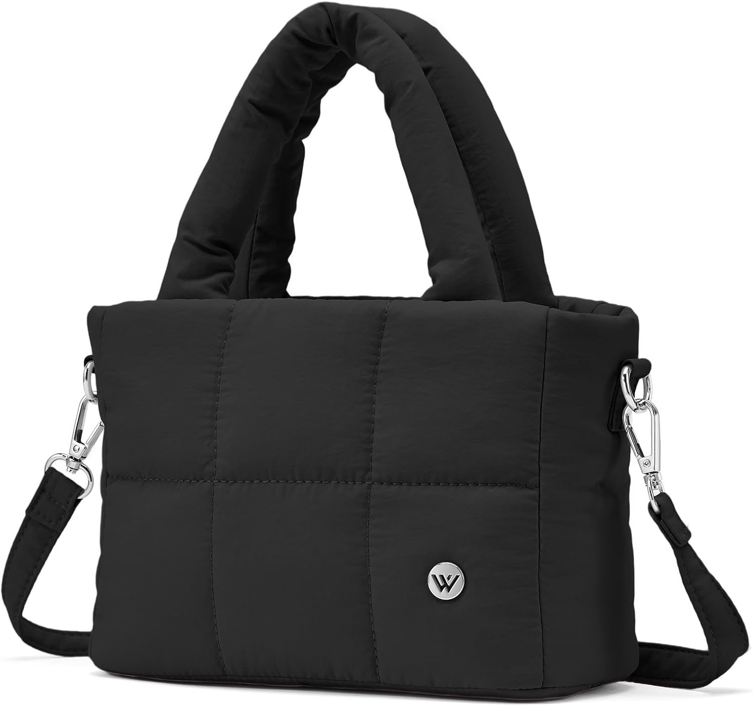 WESTBRONCO Small Puffer Crossbody Bags for Women Mini Tote Bag, Puffy Nylon Shoulder Purse, Womens Quilted Handbags - Image 6