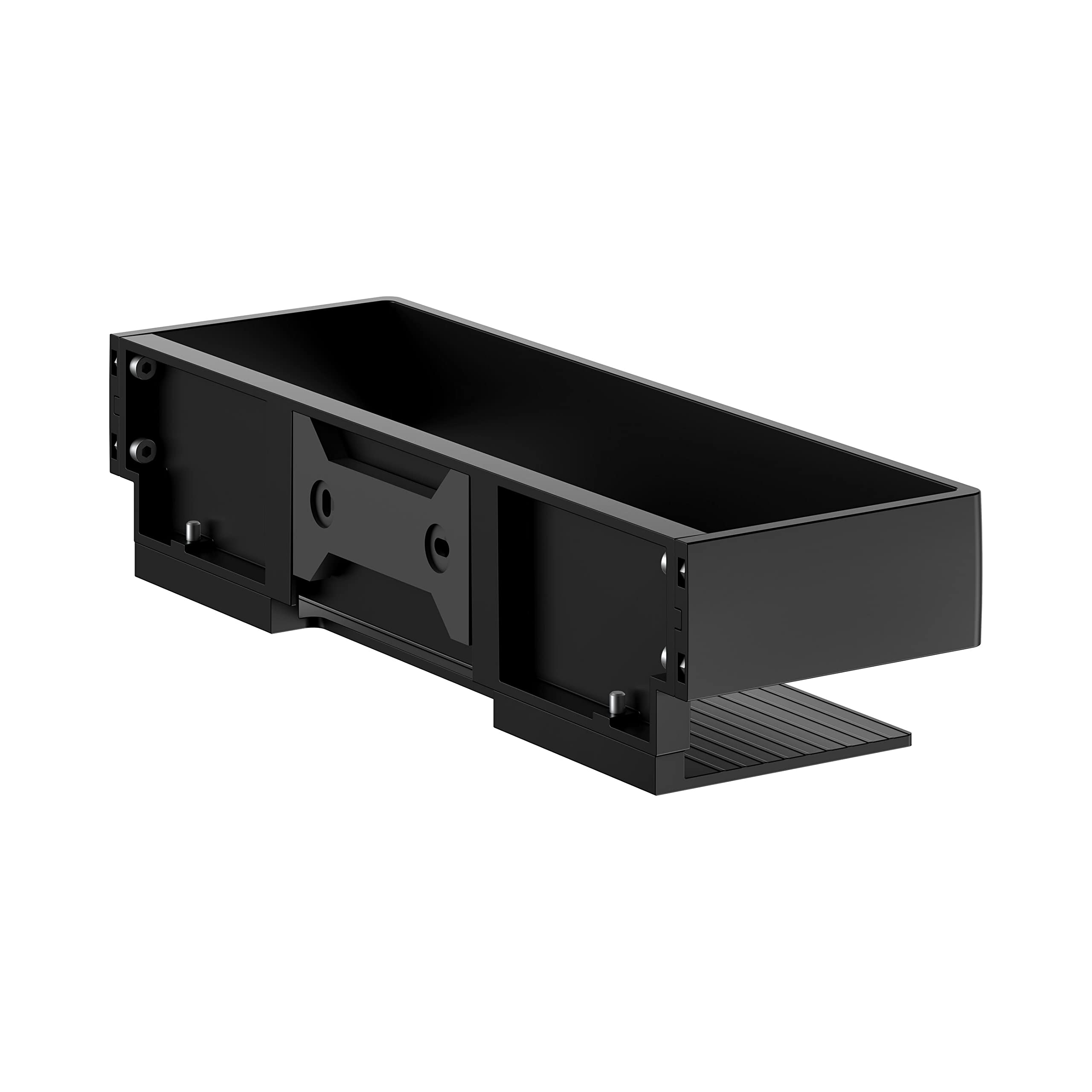 Keuco Edition 11 Duschkorb 30 cm, Aluminium schwarz matt | Made in Germany, abnehmbar, inkl. Schrauben und Dübel, Duschablage zum Bohren