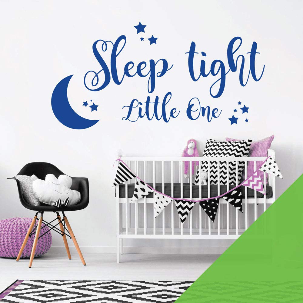 Sleep Tight Little One - Baby Nursery Wall Art Sticker [Medium] [Lime] — image 1