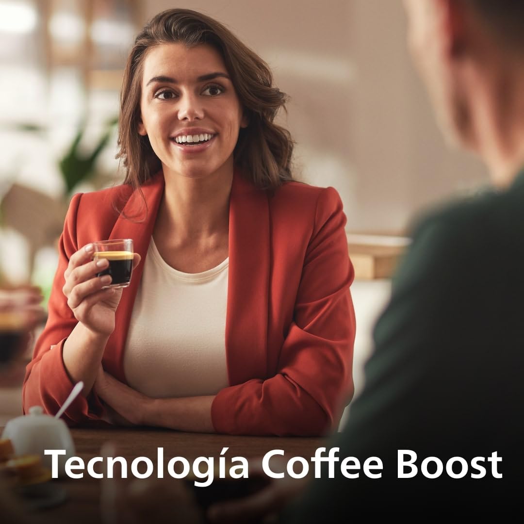 PHILIPS Senseo Original Plus cafetera de monodosis, Selección de Intensidad del Café, Tecnología Coffee Boost, Plástico Reciclado, Azul Pavone (CSA210/00) | 1 o 2 tazas, menos de 1 minuto de tiempo de preparación, Coffee Boost, Crema Plus, 0,7 L (CSA210/0