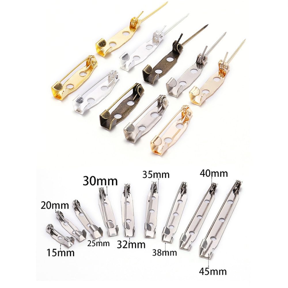 Confezione 100 Perni Di Sicurezza Per Artigianato - 38/40/45 Mm Per Gioielli E Cucito - Foto 8