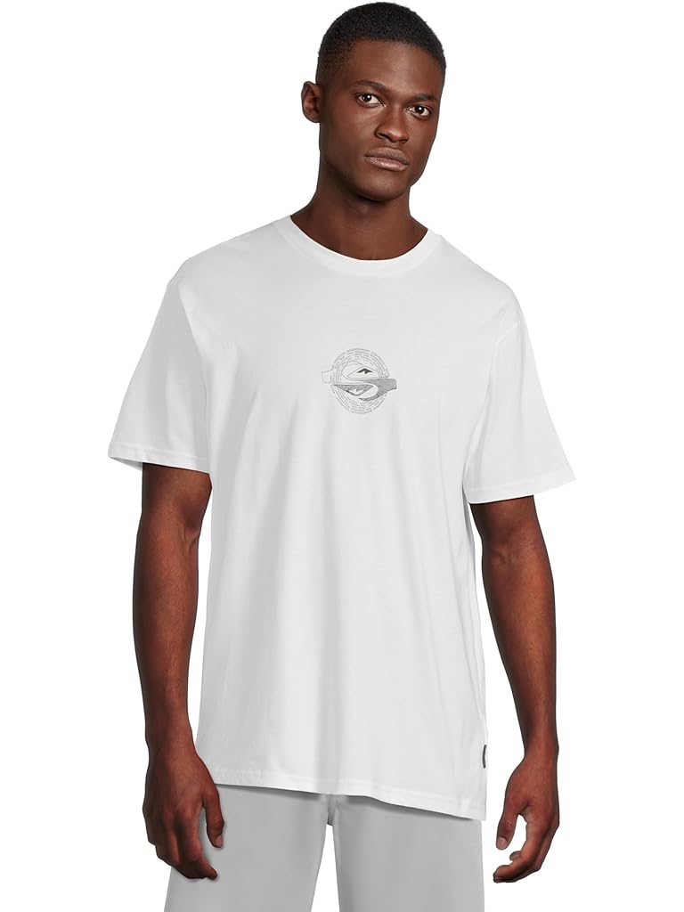 White Quiksilver Yin Vortex Screen Tee