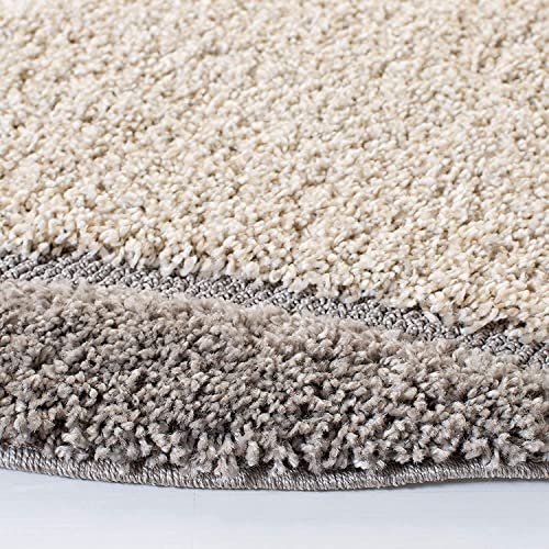 Image of Naze Modern Geometric Area Rug, Shag Texture, Multi-Colour Pattern with Extra Softness and Smooth, Silky Feel, for Living Room Carpet, Etc.clr-(Beige IVERY 3D),1, Size 3x5 feet