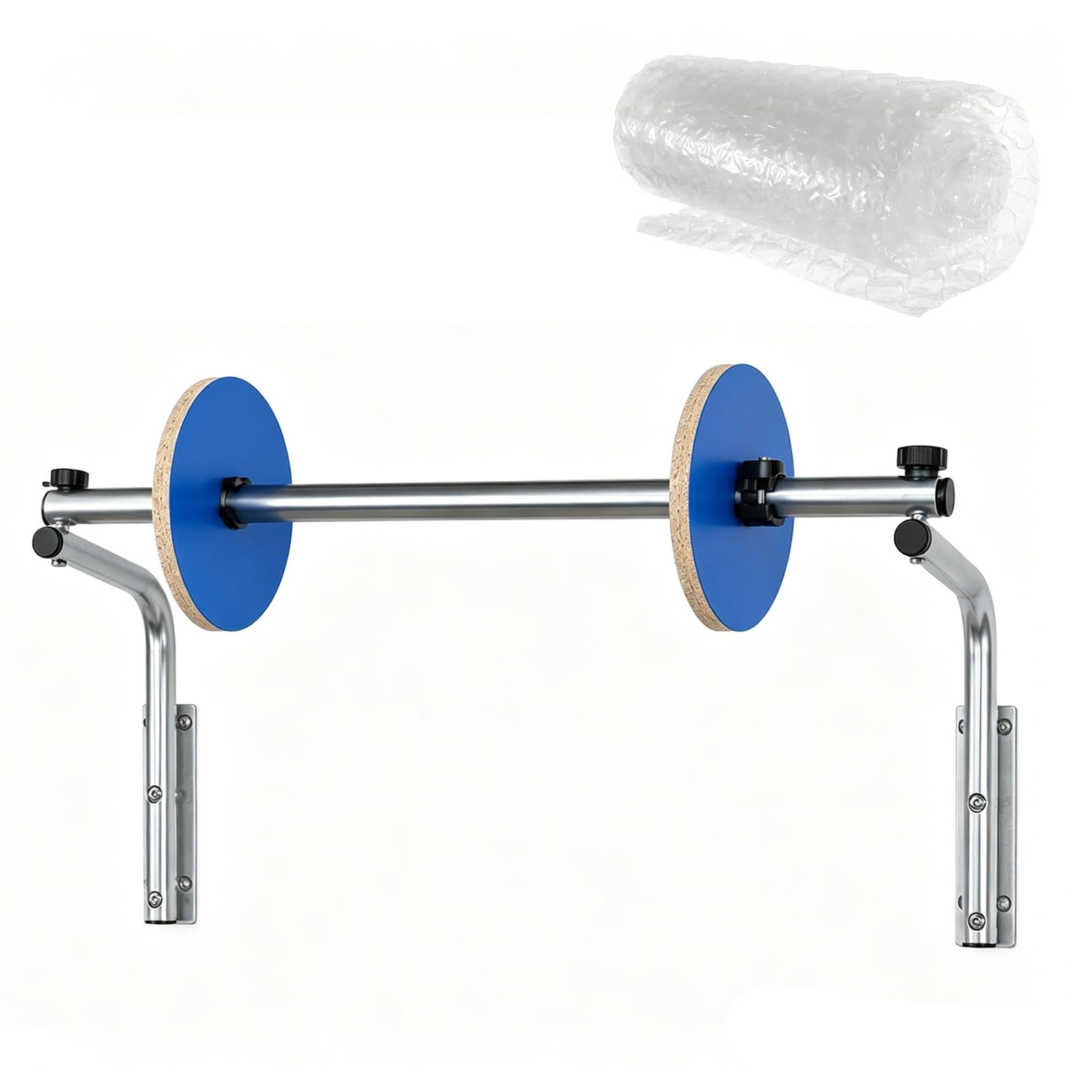 Dispensador de rollos de burbujas manual de mesa, ideal para organizar tus envíos y mudanzas