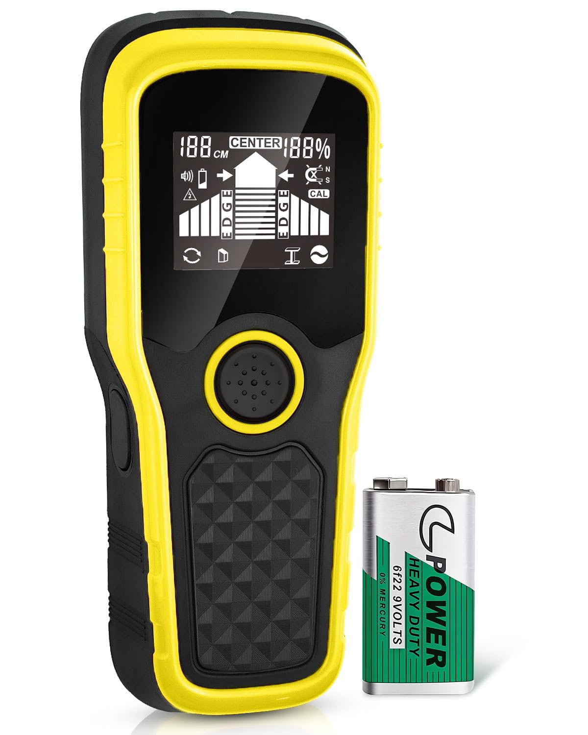 2026 Upgraded Smart Automatic Stud Finder, 5-in-1 Electronic Stud Detector Wall Scanner with LCD Display & Audio Alarm, Stud Sensor Beam Center Finding for Wood Wire Metal Stud Cable Joist Detection — view 8
