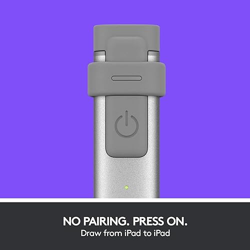 Miniatura 6 de Logitech Crayon - Lápiz digital para iPad Pro de 12.9 pulgadas (5, 6 generación), 11 pulgadas (2, 3, 4 generación), iPad (7, 8, 9 y 10 generación),