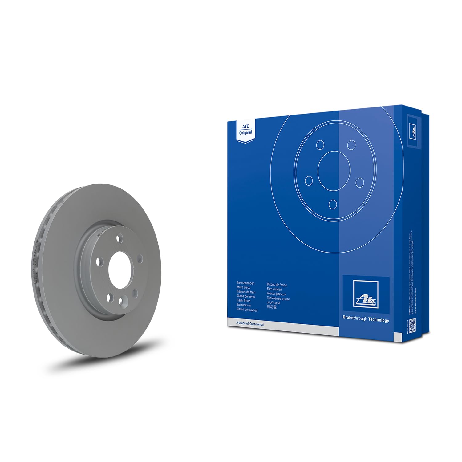 ATE 24.0128-0154.1, 2 szt Tarcze Hamulcowe przód 300,0mm