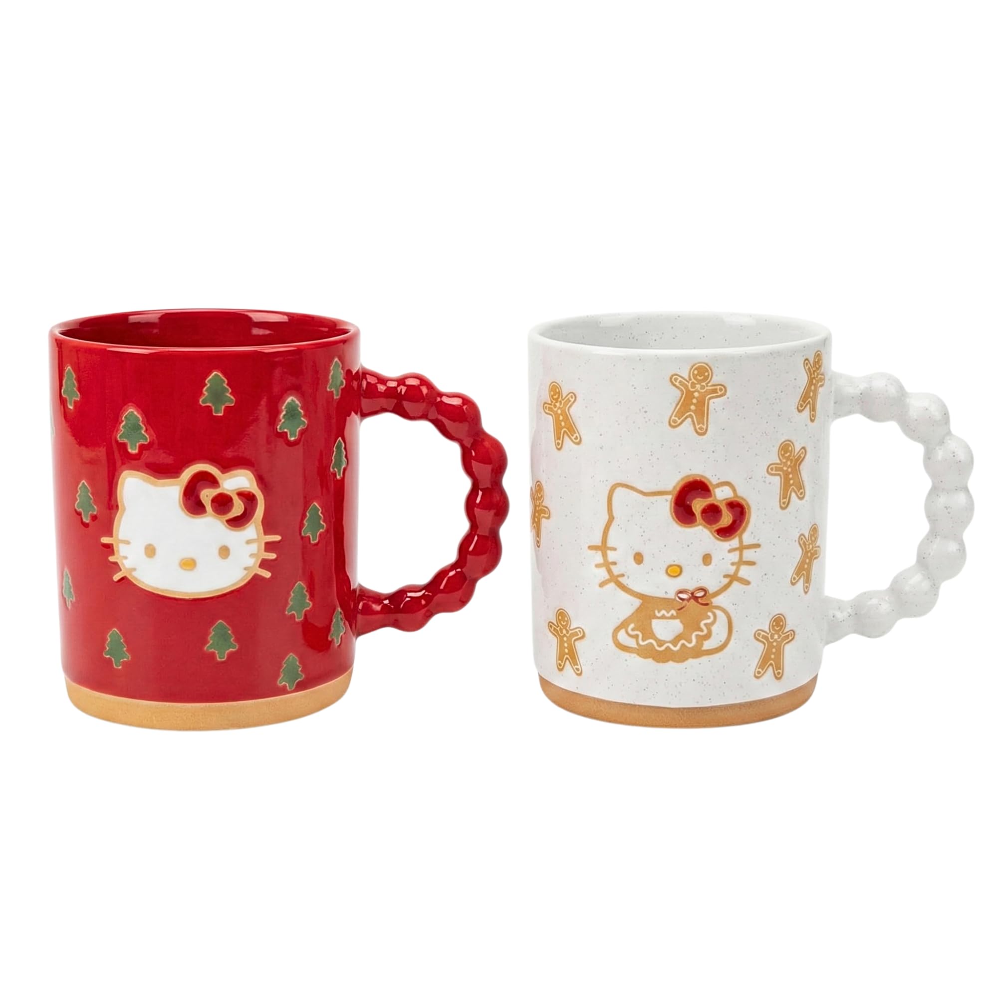 Amazon.com: Blue Sky Clayworks Hello Kitty Holiday Ceramic Mugs