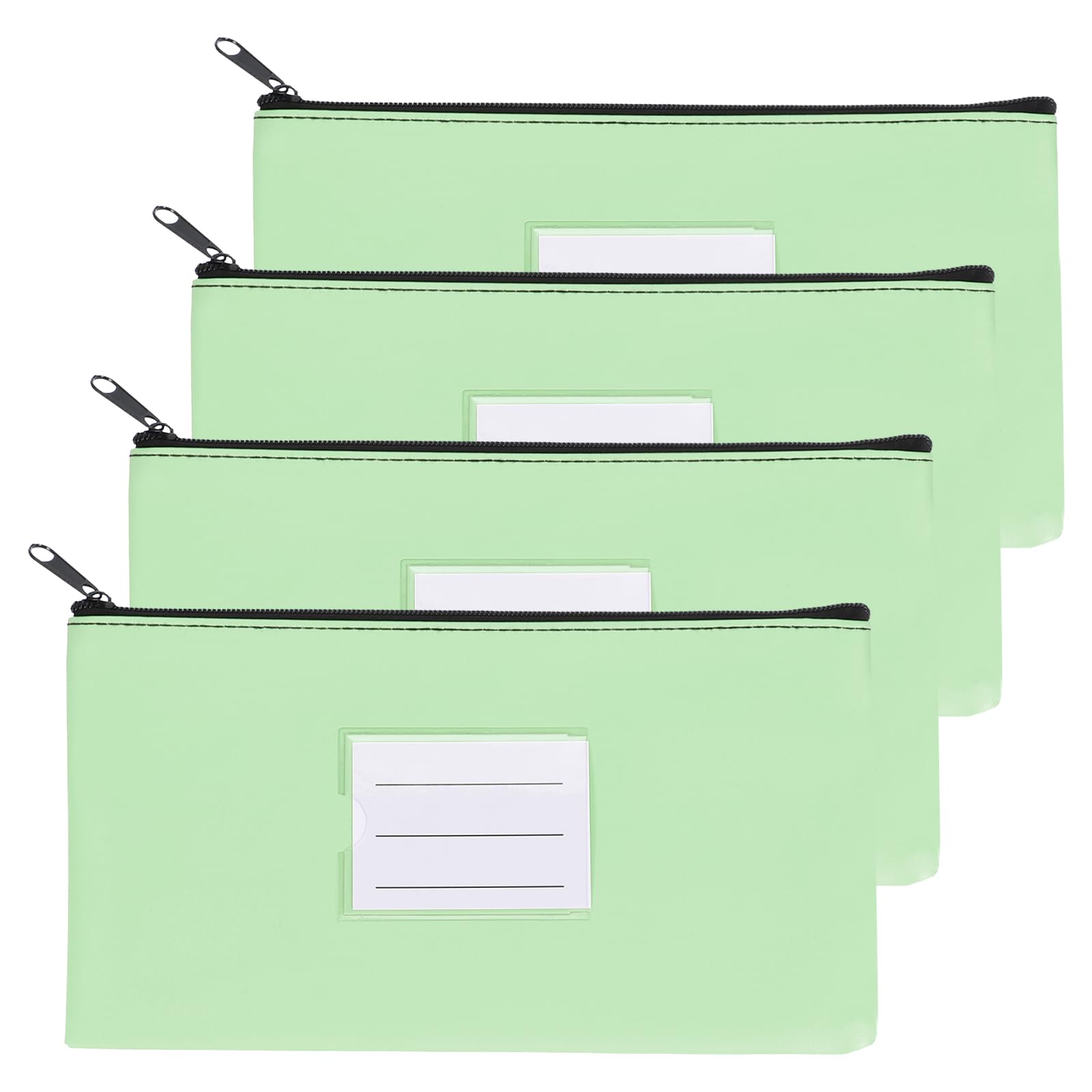 PATIKIL 11x6" Money Bank Deposit Bag with Zipper