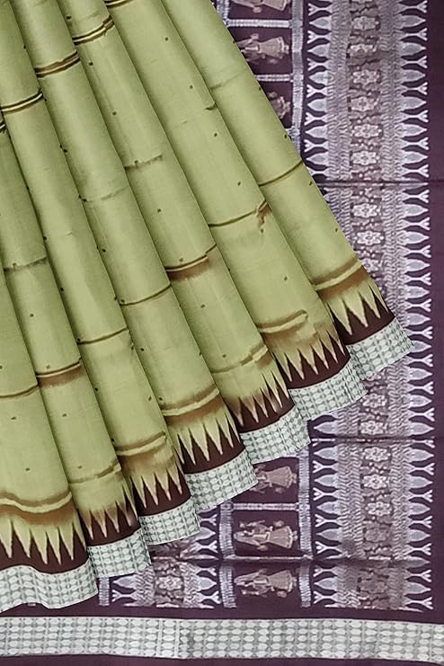 Image of Handmade Pure Bomkai Silk Saree Khandua Natural Silk Ikkat Saree For Women /Ethnic Wear /Traditonal Saree /Handloom Saree With Regular Fit Blouse Piece
