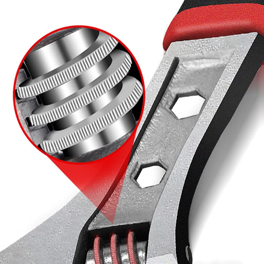 Llave ajustable, herramienta multifuncional con gran apertura, diseño rápido de doble uso para aplicaciones de grado industrial