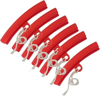 HOUSON 6Pcs Tire Changing Saver Tool, Tyre Change Tools Tire Changing Protection Tool Protector Wheel Fixing Tyre Rim Cover Case Tool Red