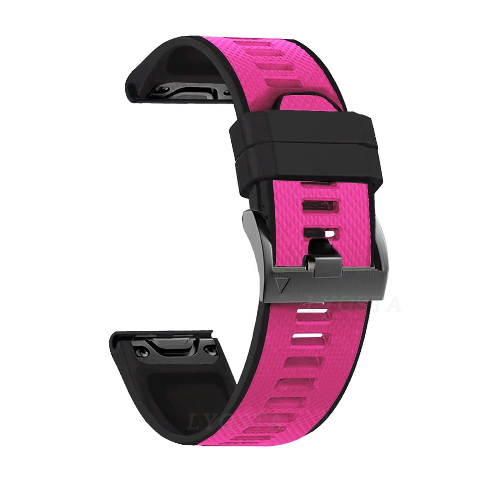 Czke A 26 22Mm Silicone Quick Release Watchband Strap For Garmin Fenix 6X 6 6S Pro 5X 5 Plus 3Hr Enduro Smartwatch Easyfit Wrist Strap (Color : Size : 22Mm)