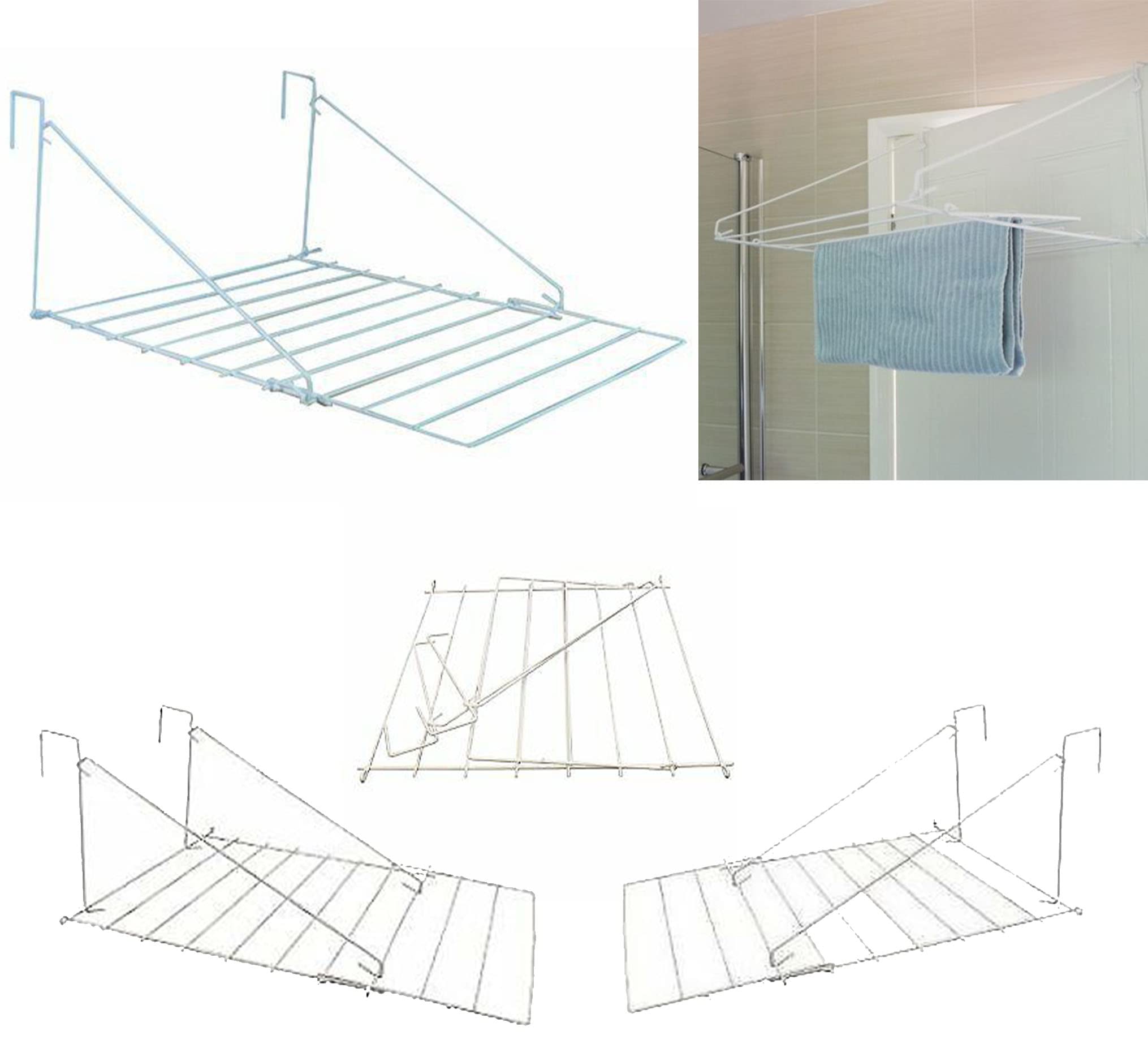 Buy MUSAN 7 Metre Over The Door Utility Drying Airer Foldable Metal