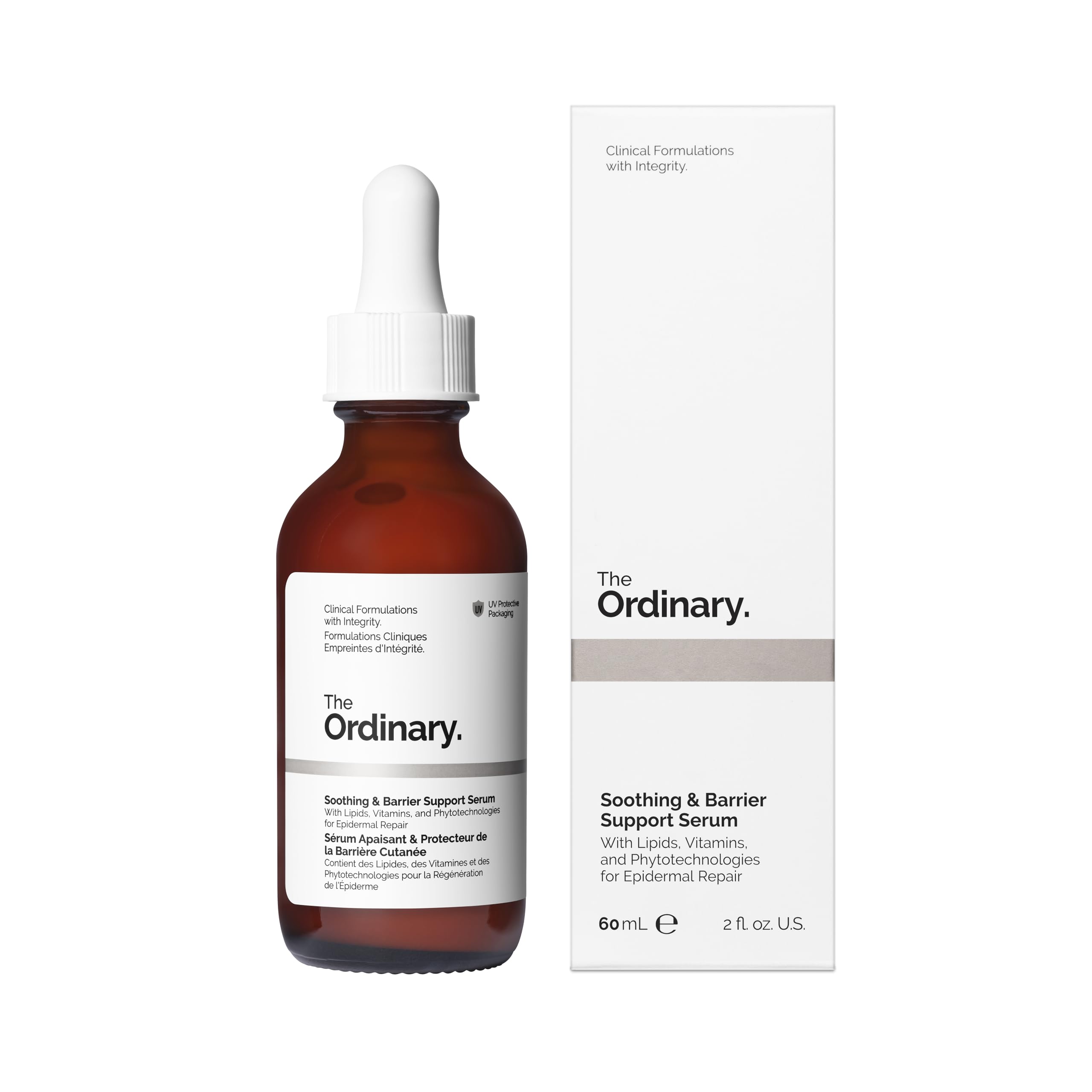 The Ordinary Soothing & Barrier Support Serum, Redness-Reducing & Hydrating Solution for Skin Barrier Recovery, 60ml