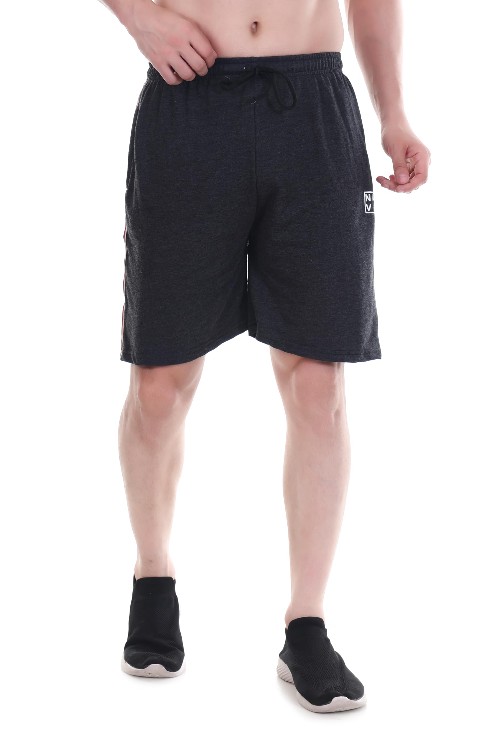 navii clothing Men Cotton Shorts | Gym & Running Shorts for Men with Pockets | Workout Wear & Summer Wear-picture-33