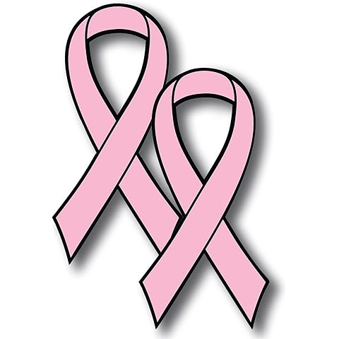Magnet Me Up: Support Breast Cancer Awareness Pink Ribbon Magnet Decal - 2 Pack, 3.5x7 Inches, Heavy-Duty Automotive Magnets for Car, Truck, SUV - Raise Awareness and Show Support with This Magnet