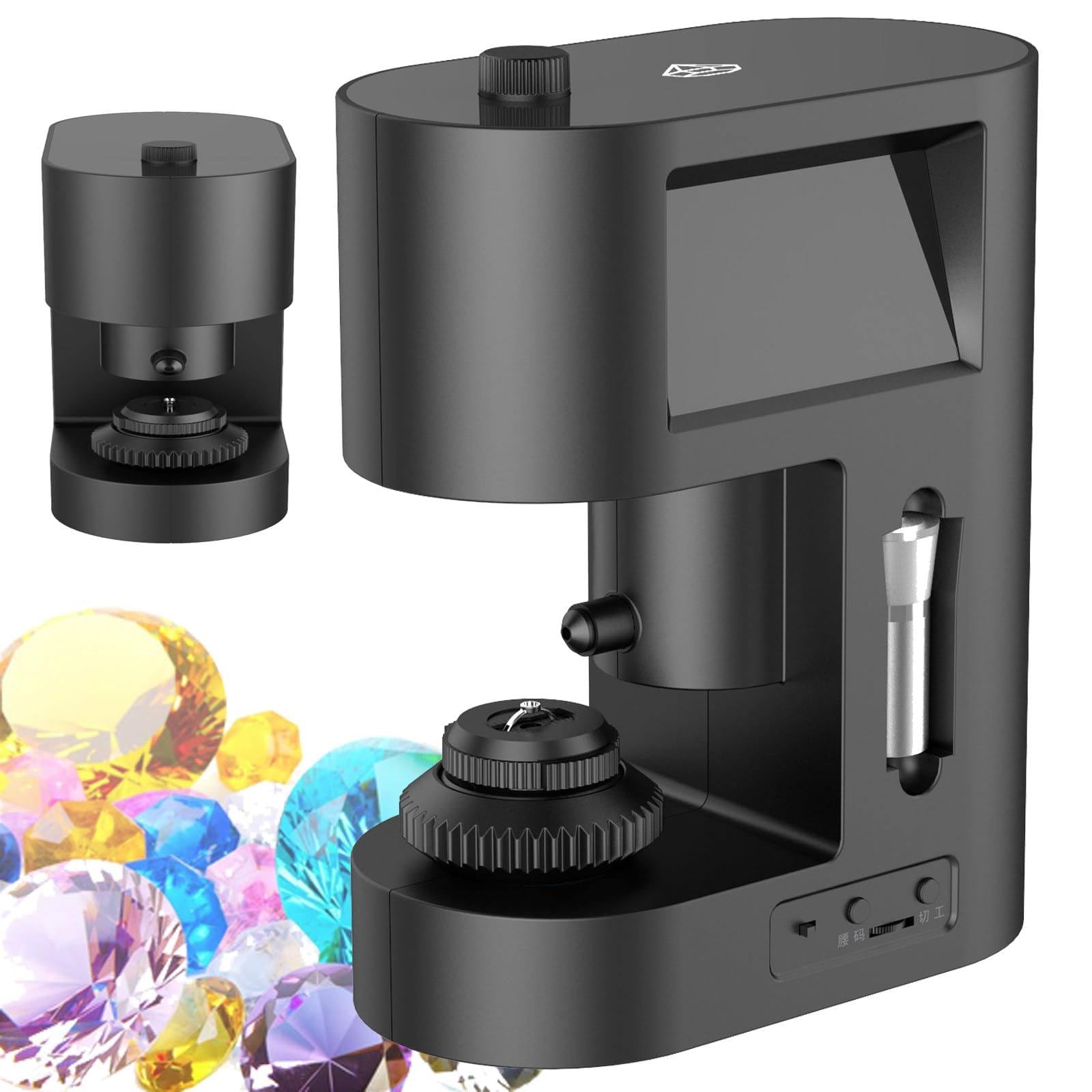 Mikroskop cyfrowy 4,3 cala LCD, powiększenie 50-1000x, zestaw mikroskopu podświetlanego LED, idealny do biologii i kamieni szlachetnych, kompaktowa konstrukcja 230 x 120 x 280 mm