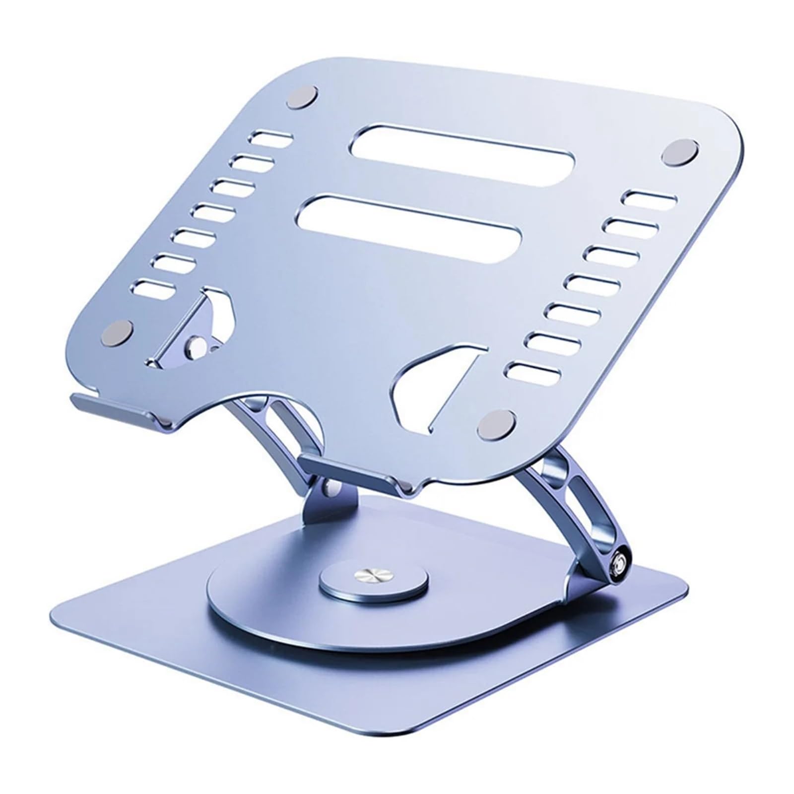 Podkładka chłodząca pod laptopa Podstawka pod laptopa ze stopu aluminium Obrotowy uchwyt na notebooka o 360° Podnoszona podstawa do tabletu z uchwytem na laptopa PC Laptop Cooler
