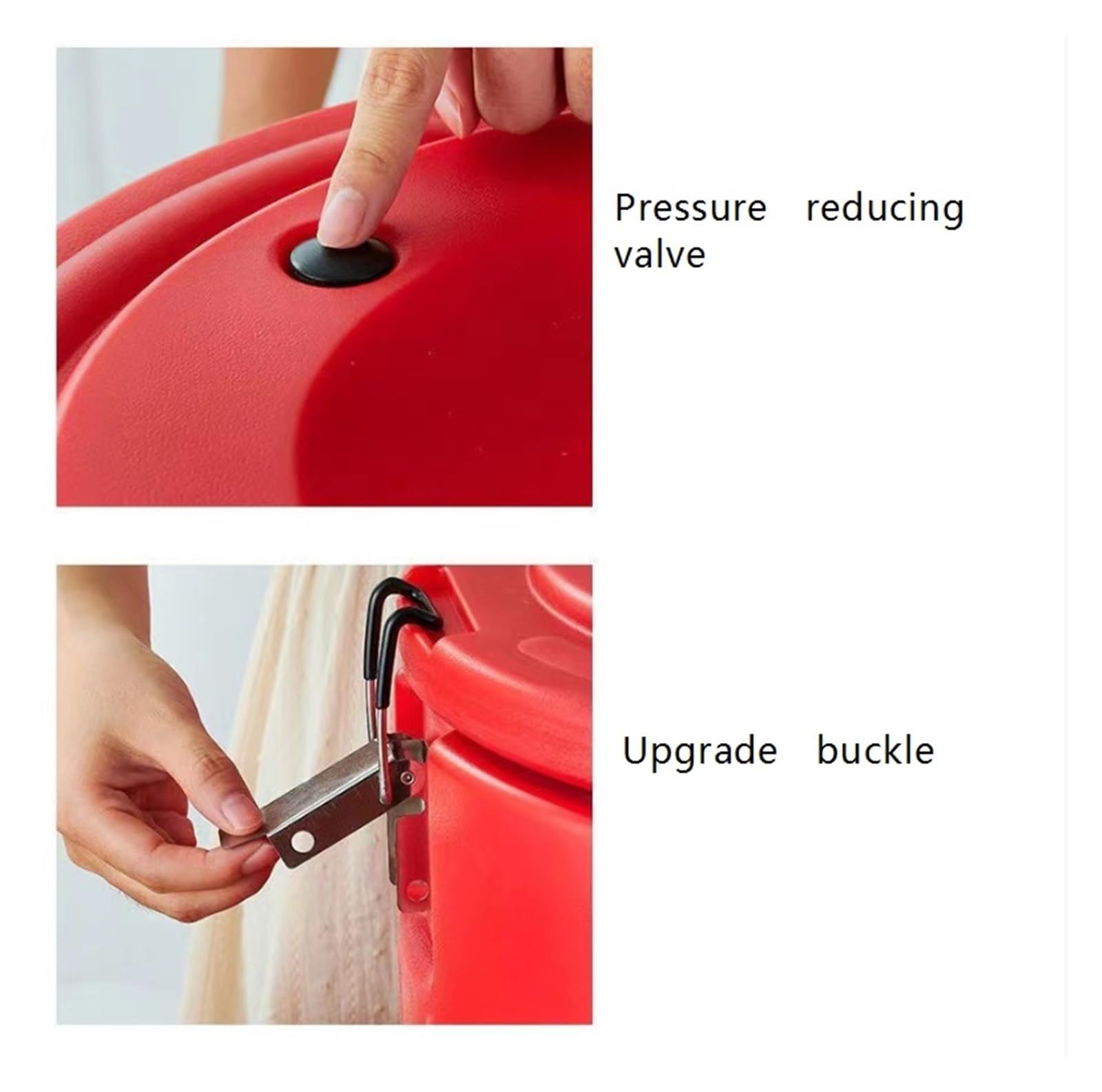 Récipient à Soupe Isotherme Grand Acier Inoxydable Seau a glacon | Réchauffeur de nourriture chaude et froide à seau isolé, for restaurant