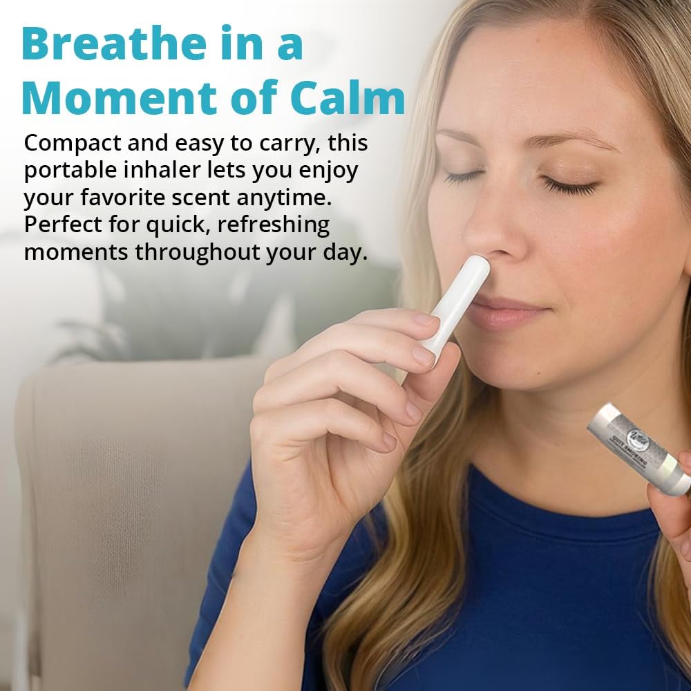 Motion Ease Nasal Inhaler, Roll On, Spray and Essential Oil, 4 Piece Set, Relief for Motion Sickness, Sea Sickness, Car Sickness, Nausea and Vomiting, Dizziness