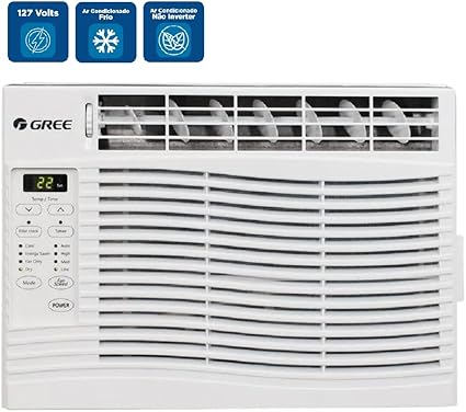 Tipos de Ar Condicionado para Cada Ambiente: Guia Completo para Sua Escolha Perfeita 7 Ar Condicionado Janela Gree 7000 BTU/h Frio R32 Eletrônico GJC07BV-A6NRND1A – 127 Volts